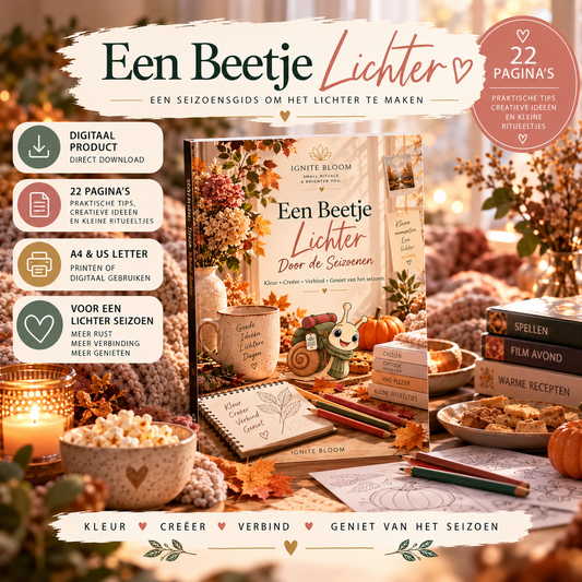 Een Beetje Lichter — Een zachte gids voor de donkere dagen
