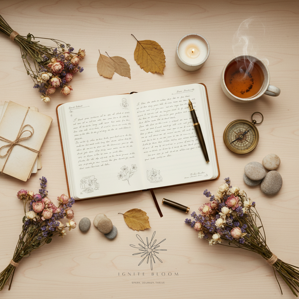 Deep Feelings Desk Flatlay