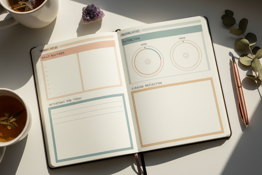 Selfcare Planner interior pages