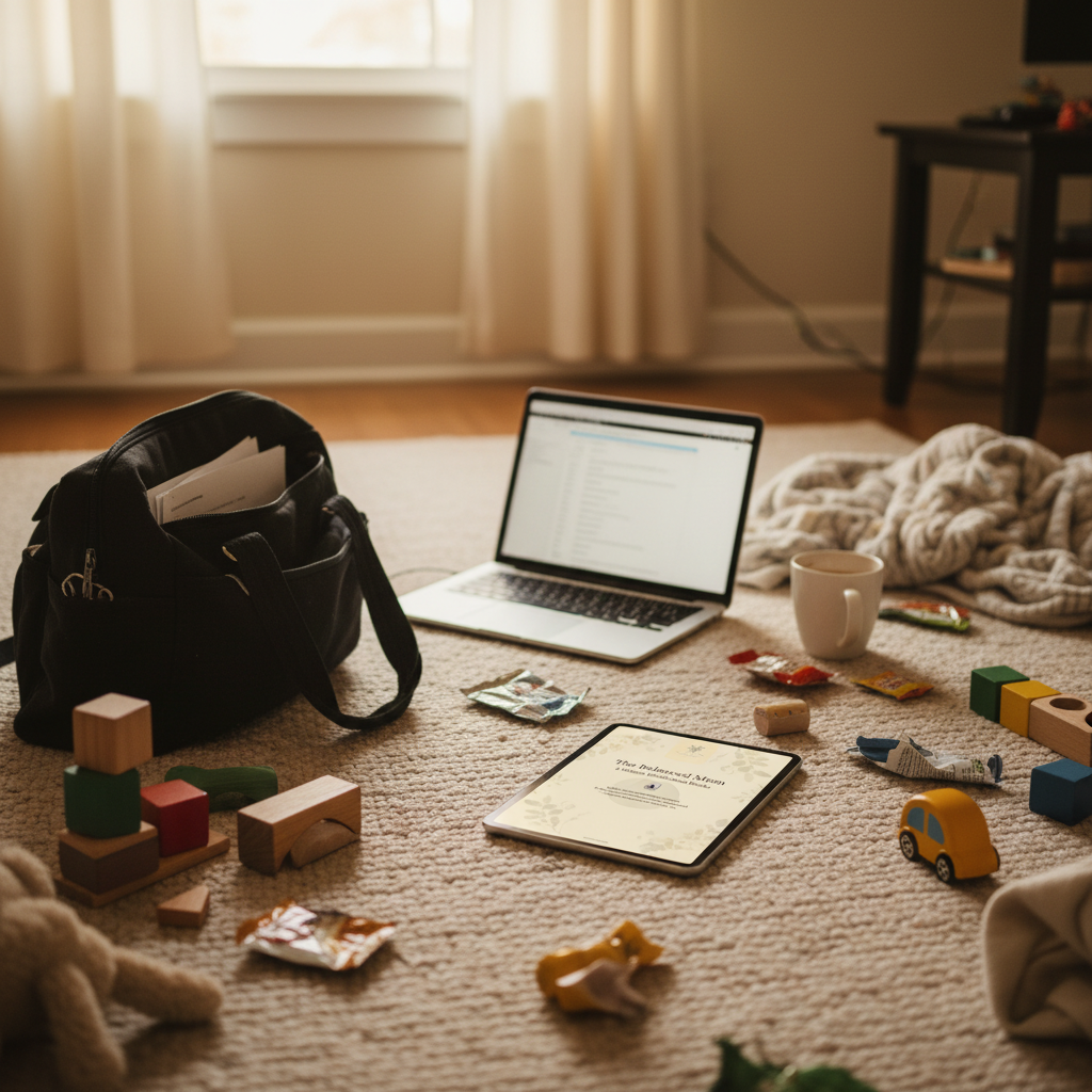 The Balanced Mom — Cluttered Home Scene
