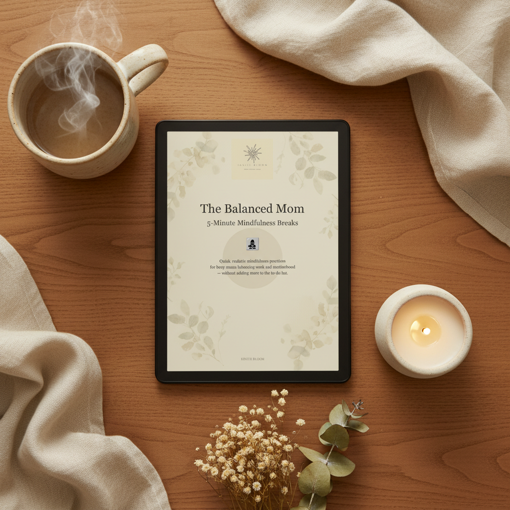 The Balanced Mom — Lifestyle Flat Lay