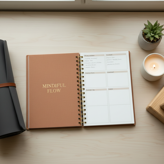 Yoga Planner flat lay square